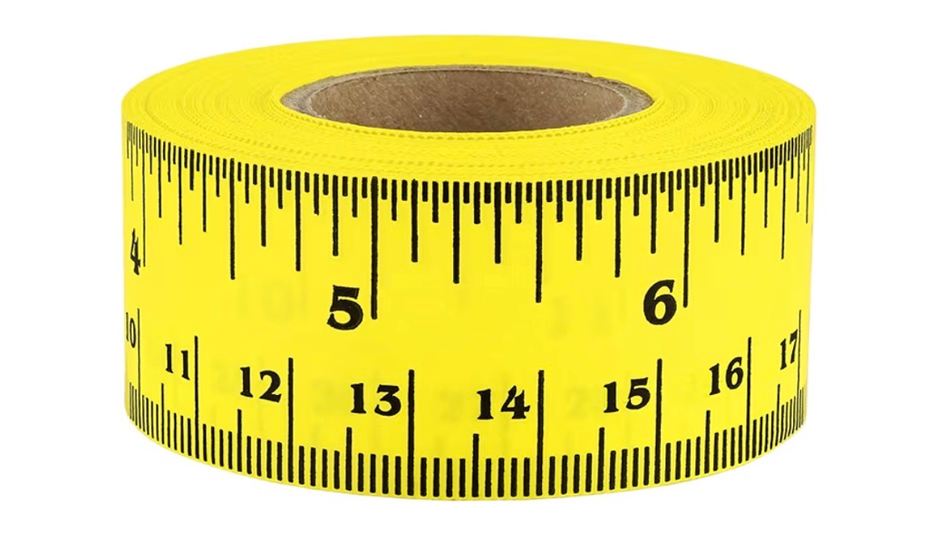 1 Inch adhesive/removable measuring tape