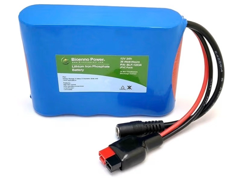12 volt 3 AH LiFePO4 better with charger